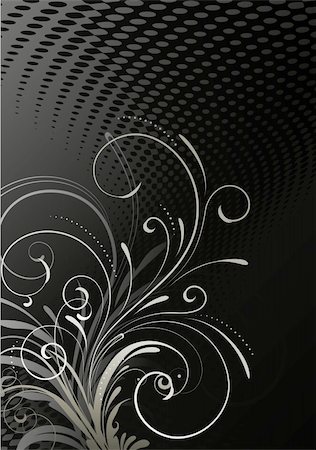 simsearch:400-04624081,k - Vector illustration of Floral Decorative background Fotografie stock - Microstock e Abbonamento, Codice: 400-05166333