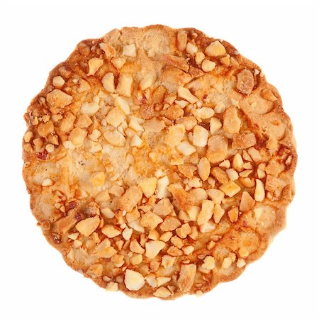 simsearch:695-05767611,k - Cookies with a nut crumb. Isolated over white Stock Photo - Budget Royalty-Free & Subscription, Code: 400-05166392