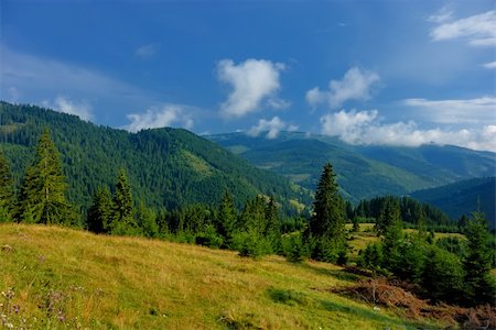 Hasmas mountains, view from Bicaz mountain crossing Stock Photo - Budget Royalty-Free & Subscription, Code: 400-05166698