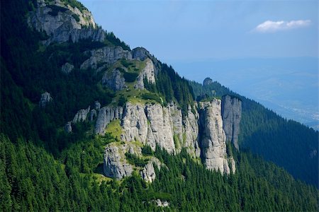 legendary stones called "jgheabul cu hotar", natural reservation in ceahlau mountains, romania Stock Photo - Budget Royalty-Free & Subscription, Code: 400-05166709