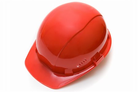 simsearch:400-04909076,k - Red helmet isolated on white background Stock Photo - Budget Royalty-Free & Subscription, Code: 400-05166811