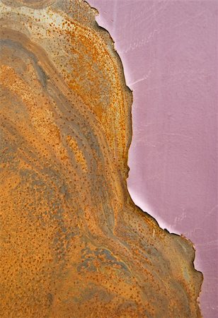 simsearch:600-06007915,k - Peeling purple paint on rusty metal Stock Photo - Budget Royalty-Free & Subscription, Code: 400-05167009