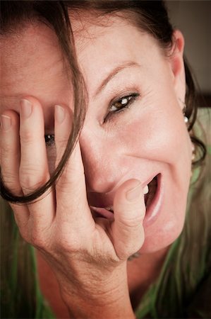 simsearch:400-04227852,k - Pretty African American woman with amused expression on her face Stockbilder - Microstock & Abonnement, Bildnummer: 400-05167240