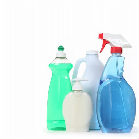 Household Cleaning Products for Daily Use Stock Photo - Budget Royalty-Free & Subscription, Code: 400-05167932