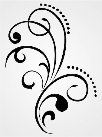 background with abstract elegance tattoo Stock Photo - Budget Royalty-Free & Subscription, Code: 400-05168126