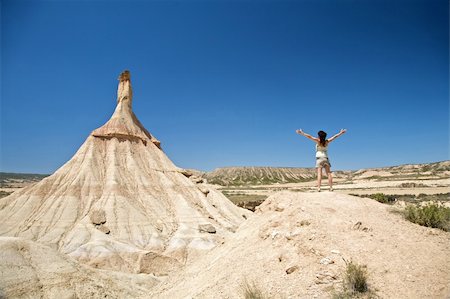 simsearch:400-05167756,k - desert of Bardenas Reales at navarra in spain Stock Photo - Budget Royalty-Free & Subscription, Code: 400-05168340