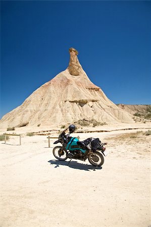 desert of Bardenas Reales at navarra in spain Stock Photo - Budget Royalty-Free & Subscription, Code: 400-05168343