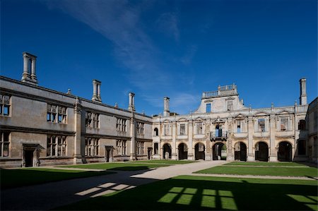 Kirby Hall and Gardens Northamptonshire England Photographie de stock - Aubaine LD & Abonnement, Code: 400-05168644
