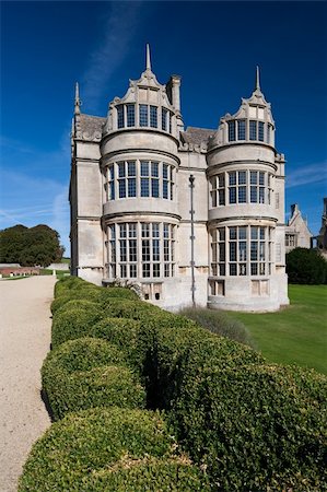 Kirby Hall and Gardens Northamptonshire England Photographie de stock - Aubaine LD & Abonnement, Code: 400-05168645