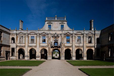 Kirby Hall and Gardens Northamptonshire England Foto de stock - Super Valor sin royalties y Suscripción, Código: 400-05168643