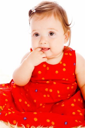 simsearch:400-04637418,k - Lovely baby girl Stock Photo - Budget Royalty-Free & Subscription, Code: 400-05168834