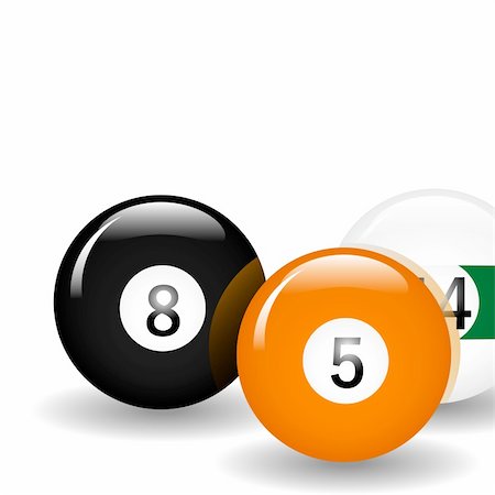 simsearch:400-09064481,k - Pool ball illustration. Available in jpeg and eps8. Stockbilder - Microstock & Abonnement, Bildnummer: 400-05169204