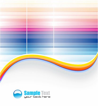 simsearch:400-05160157,k - Colorful Rainbow Business or Greetings Card with Space for text Stock Photo - Budget Royalty-Free & Subscription, Code: 400-05160154