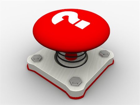 running off - Red start button on a metal platform Stock Photo - Budget Royalty-Free & Subscription, Code: 400-05160245