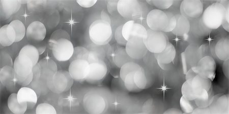 elyrae (artist) - Christmas silver lights background with little stars Photographie de stock - Aubaine LD & Abonnement, Code: 400-05160358