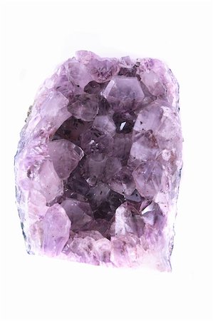 simsearch:400-04673012,k - violet amethyst isolated on the white background Photographie de stock - Aubaine LD & Abonnement, Code: 400-05160444