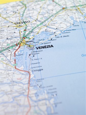 south venice - Map of Venezia Stock Photo - Budget Royalty-Free & Subscription, Code: 400-05160835