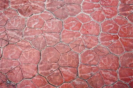 simsearch:400-08888374,k - red radial stone paving on the street Stock Photo - Budget Royalty-Free & Subscription, Code: 400-05161007