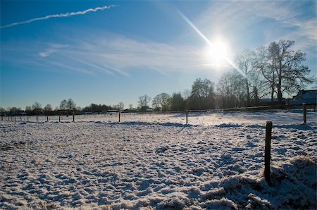 Lovely winter scenic on a cold day Fotografie stock - Microstock e Abbonamento, Codice: 400-05161220