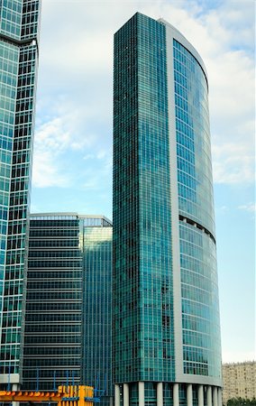 simsearch:400-05713038,k - Construction of skyscrapers from glass, a steel and concrete of a complex of the international business centre Moscow-city, Moscow, Russia Stock Photo - Budget Royalty-Free & Subscription, Code: 400-05161349