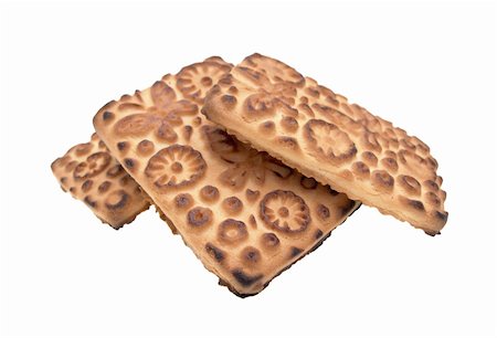 excitator (artist) - Pile of the crispy cookies on a white background Photographie de stock - Aubaine LD & Abonnement, Code: 400-05162373