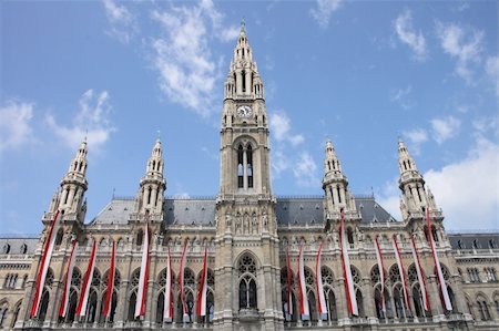 town tower in the capital of austria Stock Photo - Budget Royalty-Free & Subscription, Code: 400-05163662