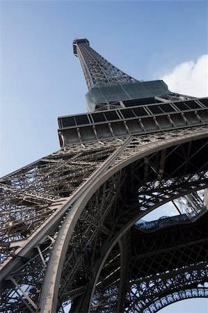 Abstract view of the Eiffel Tower in Paris, France Stock Photo - Budget Royalty-Free & Subscription, Code: 400-05174629