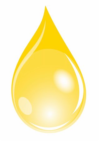 Illustration of a golden waterdrop Stockbilder - Microstock & Abonnement, Bildnummer: 400-05174993