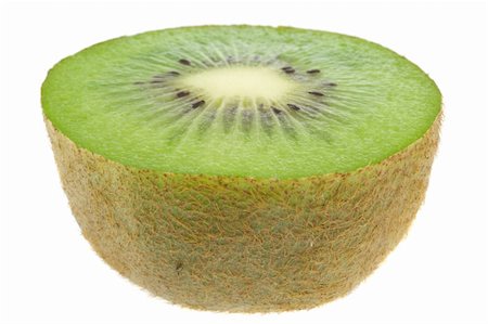 simsearch:400-05079848,k - Piece kiwi isolated on a white background Foto de stock - Super Valor sin royalties y Suscripción, Código: 400-05175214