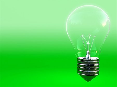 simsearch:400-04172259,k - green eco background classic light bulb with space for write Foto de stock - Royalty-Free Super Valor e Assinatura, Número: 400-05175553