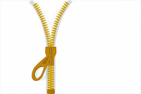 a zipper illustration for clothes Stock Photo - Budget Royalty-Free & Subscription, Code: 400-05176741