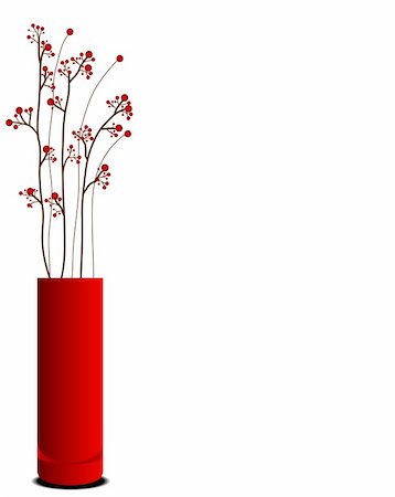 beautiful flowers in a vase Stockbilder - Microstock & Abonnement, Bildnummer: 400-05178733