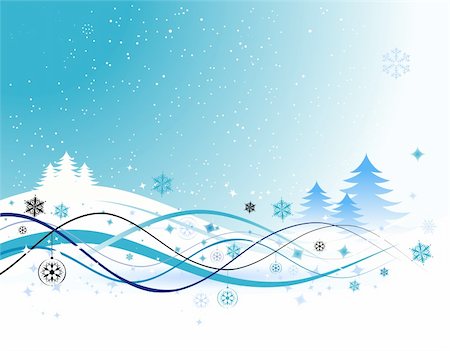 simsearch:400-05293080,k - Christmas holiday background, vector illustration for your design Fotografie stock - Microstock e Abbonamento, Codice: 400-05178811