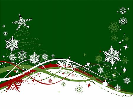 simsearch:400-05293080,k - Christmas holiday background, vector illustration for your design Fotografie stock - Microstock e Abbonamento, Codice: 400-05178812