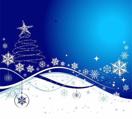 simsearch:400-05719856,k - Christmas holiday background, vector illustration for your design Stockbilder - Microstock & Abonnement, Bildnummer: 400-05178813