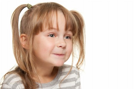 Little girl in grey face emotions Stock Photo - Budget Royalty-Free & Subscription, Code: 400-05179135