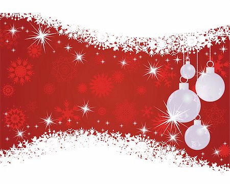 simsearch:400-04460641,k - Beautiful vector Christmas (New Year) background for design use Foto de stock - Super Valor sin royalties y Suscripción, Código: 400-05179943