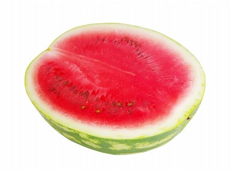 simsearch:400-05717203,k - slice of watermelon isolated on a white Stock Photo - Budget Royalty-Free & Subscription, Code: 400-05170409