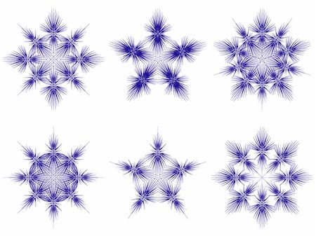 simsearch:400-05244929,k - isolated christmas snowflakes. vector Stock Photo - Budget Royalty-Free & Subscription, Code: 400-05170582