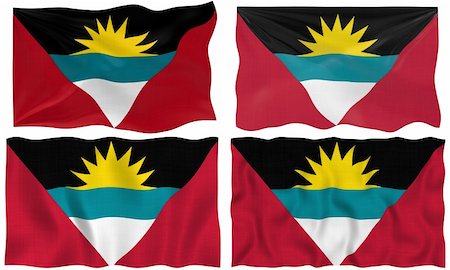 Great Image of the Flag of antigua barbuda Stock Photo - Budget Royalty-Free & Subscription, Code: 400-05171320