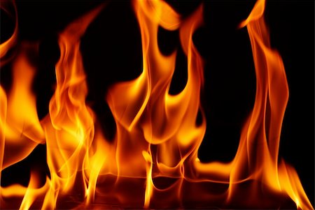fire flame on black background Stock Photo - Budget Royalty-Free & Subscription, Code: 400-05171516