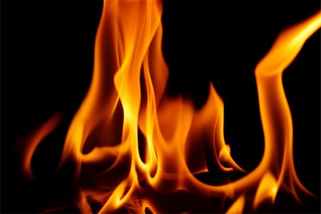 fire flame on black background Stock Photo - Budget Royalty-Free & Subscription, Code: 400-05171519