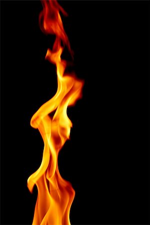 simsearch:400-04418789,k - fire flame on black background Stock Photo - Budget Royalty-Free & Subscription, Code: 400-05171560