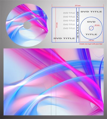 dvd - Abstract design template for dvd label and box-cover. Based on rendering of 3d fractal graphics. For using create new layer with your text. Stock Photo - Budget Royalty-Free & Subscription, Code: 400-05171659