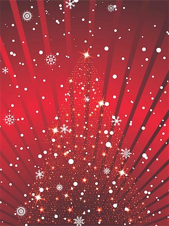 simsearch:400-04460641,k - Beautiful vector Christmas (New Year) background for design use Foto de stock - Super Valor sin royalties y Suscripción, Código: 400-05172334
