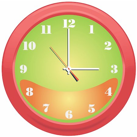 simsearch:400-04690033,k - Office wall clock Stock Photo - Budget Royalty-Free & Subscription, Code: 400-05172960