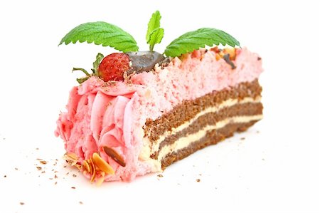 Strawberry cake Stock Photo - Budget Royalty-Free & Subscription, Code: 400-05173009