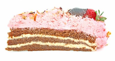 simsearch:400-08196602,k - Strawberry cake Photographie de stock - Aubaine LD & Abonnement, Code: 400-05173015