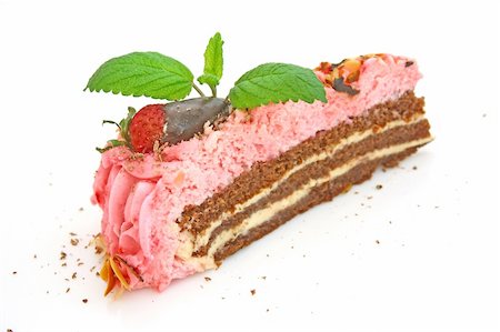 simsearch:400-08196602,k - Strawberry cake Photographie de stock - Aubaine LD & Abonnement, Code: 400-05173010