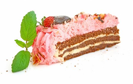 simsearch:400-08196602,k - Strawberry cake Photographie de stock - Aubaine LD & Abonnement, Code: 400-05173011